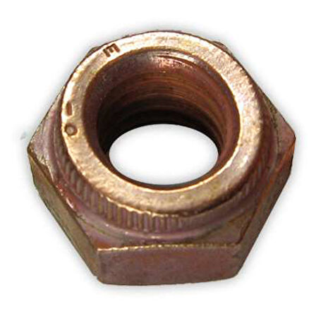 Bakır Kaplama Somun Egzost Manifold Kollektör M8X1,25Diş11621744323 BMW G Bike Scooter A0009903250 0009902950 Mercedes 32907190 Swag  10 Adet