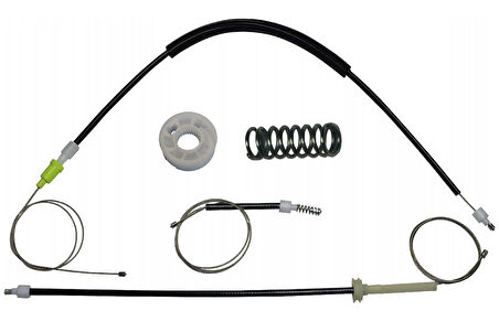 VW Phaeton 2002-2016 Sağ Arka Cam Kriko Seti 3D7839462K