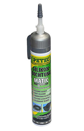 Silikon Mastik Yüksek Isı Gri Petec 97620