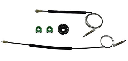 Volvo C70 Cabriolet 1997-2005 Sol ve Sağ Ön Cam Kriko Tamir Seti 9467884