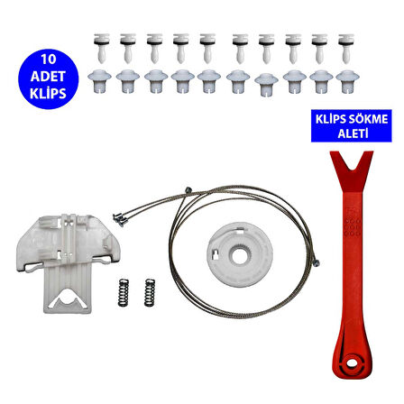 Jaguar S Type 2000-2008 Sol Arka Cam Kriko Tamir Seti  103091XXX