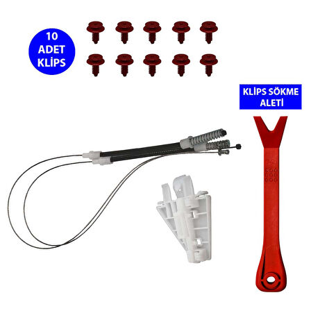 Alfa Romeo 159 2005-2011 Sağ Arka Cam Kriko Tamir Seti  71740123-71769765