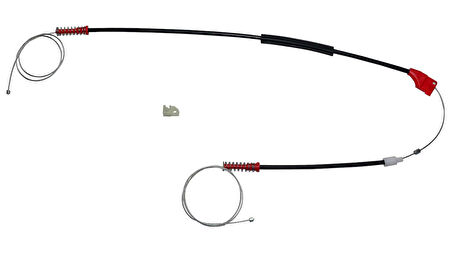 Cam Kriko Teli Sol Ön VW Transporter Caravelle T4 1990-2003 7D0959801 2 Adet