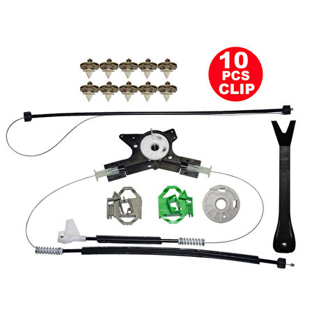 Set Cam L Ön Seat Cordoba 1993-2002 Seat İbiza 2 1993-2002 VW Caddy 1996-2003 VW Polo Clssic 1996-02 Sarmalı (10Klips) 6K4837401-401G-401P