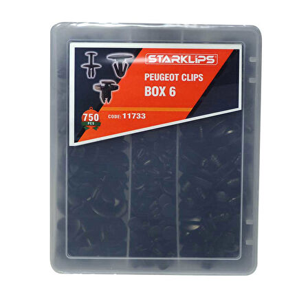Set Klips 750 Parça Peugeot Kutu 6