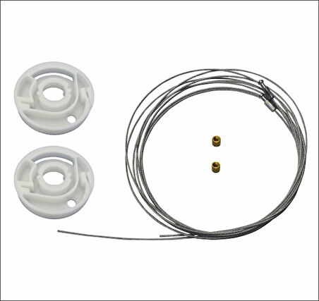 VW T5 Caravelle 2003-2014 7E1843872 Sürgü Kapı Sağ Cam Kriko Seti