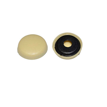 Vida Kapağı Büyük Boy Bej (4,2 - 4,8mm Yıldız Silindir Baş Vida İçin) 25 Adet
