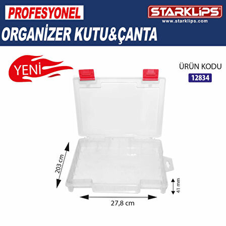 Çanta Plastik Organizer Tek Bölmeli
