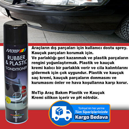 Plastik Temizleme Spreyi 600 Ml Motip