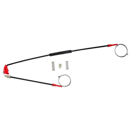 Cam Kriko Teli Sağ Ön Manuel  Vw Transporter Caravelle T4 1990-2003 71837502 2 Adet