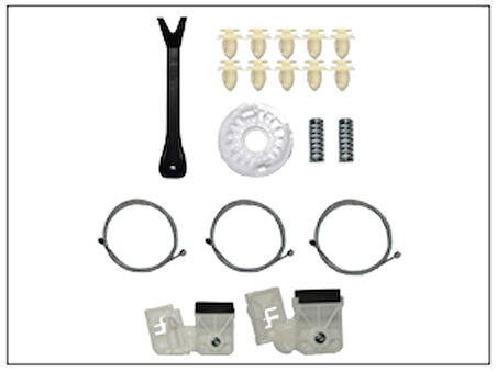 Cam Tamir Seti Sağ Ön Hyundai İ30CW İ30FD 2007-2012 82480-2R060 (10Klips)