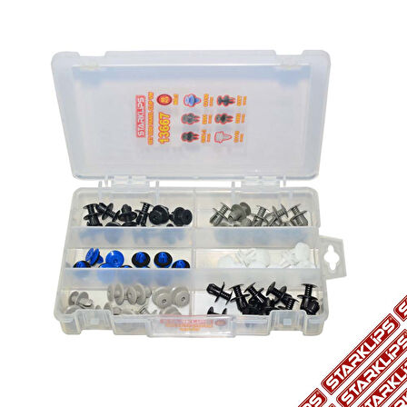 Vw Çıta Klips Seti 60 Parça Çanta No:3