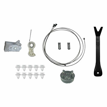 VAUXHALL Opel Meriva 2002-2010 Sağ Arka Cam Kriko Tamir Seti
