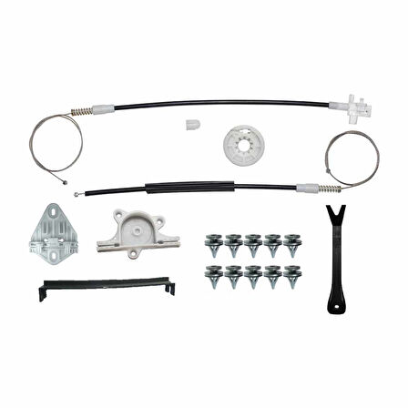 Renault Megane1 1996 - 2003 Sarmalı  7700834343 Set Cam Sol Arka