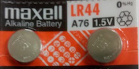 Pil Lityum 1.5V LR44 Maxell A76 Kumpas Pili 4 Adet