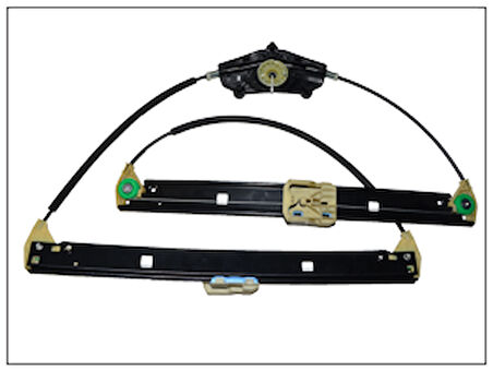 Audi A4 B8 2009 - 2014 8K0837461 Komple Oto Cam Krikosu Ön Sol Kızaklı