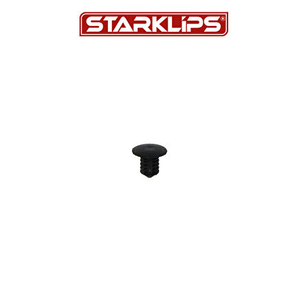 Klips Çam Tipi Siyah 8,3x12x15mm (Stand Klipsi) 25 Adet