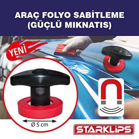 Araç Folyo Sabitleme (Güçlü Mıknatıs)