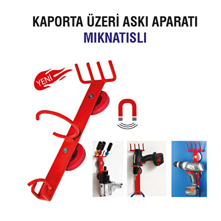 Kaporta Üzeri Askı Aparatı Mıknatıslı