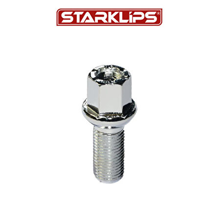 Bijon Civatası Delikli Krom AA 17 14x1,5x52mm VW Passat Jetta Golf Audi Seat 6103189855 2 Adet