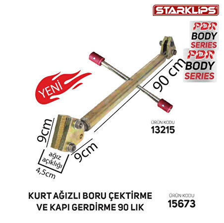 Kurt Ağızlı Boru Çektrime Ve Kapı Gerdirme 90 Lık