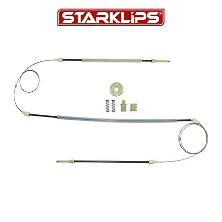 Cam Kriko Seti Sarmalı Sağ Arka BMW 7 E65-E66 2002-2008 51337202480-51337202479