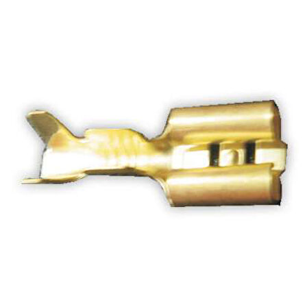 İzolesiz Kablo Ucu Dişi Fiş 6,3mm  25 Adet