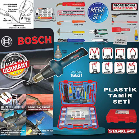 Plastik Tamir Seti Mega Bosch 1176 Parça