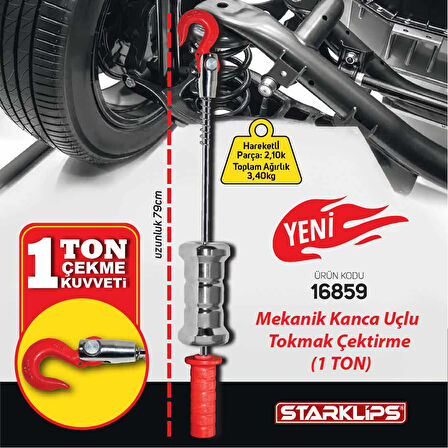 Oto Mekanik Kanca Uçlu Tokmak Çektirme