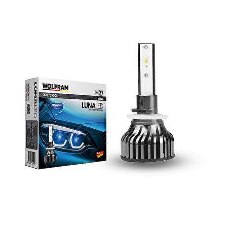 Set Led Xenon H27 Cool White Luna Wolfram