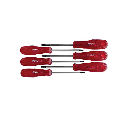 Set Tornavida 6 Parça Torx Star Tornavida Rico