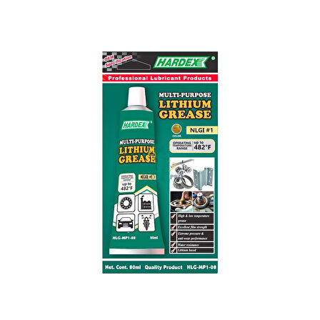 Çok Amaçlı Lityum Gres 482F 80 ML Hardex/12