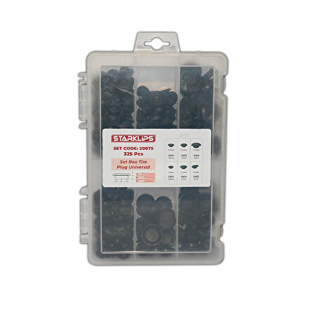 Set Kutu Lastik Tapa Universal 325 Parça