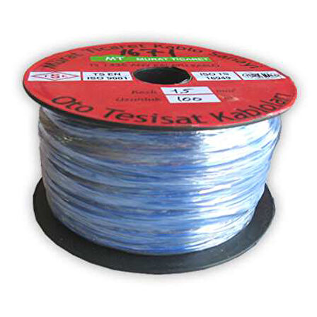 Kablo Kalays�z �iftli 2X0 75mm x 100Mt Kolon Erm