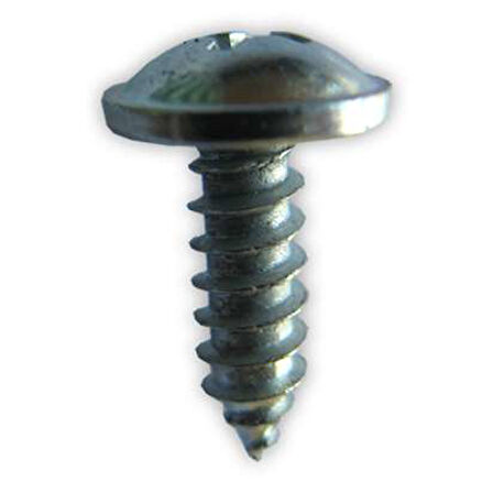 Mercimek Başlı Geniş Yıldız Vida Beyaz 4 2X13X10 50 Adet