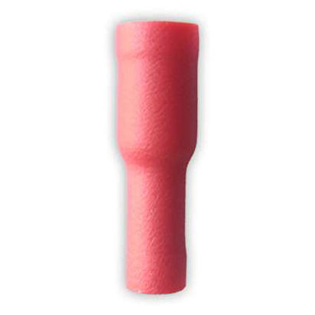 Yuvarlak İzoleli Kablo Ucu Dişi Kırmızı 0,5-1,0 /4mm Bd1040 25 Adet