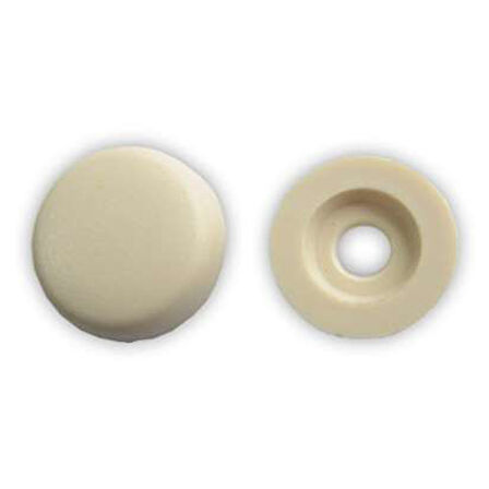 Vida Kapağı Büyük Boy Bej (4,2 - 4,8mm Yıldız Silindir Baş Vida İçin) 25 Adet