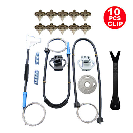 Set Cam L Ön Seat Cordoba 1993-2002 Seat İbiza 2 1993-2002 VW Caddy 1996-2003 VW Polo Clssic 1996-2002 (10Klips) 6K4837401-401G-401P