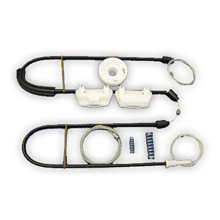 Ford Focus 4/5D 1998 -2004 XS41A23200CV 8PİN  Sol Ön Cam Kriko Tamir Seti (Klips + Aparatlı)