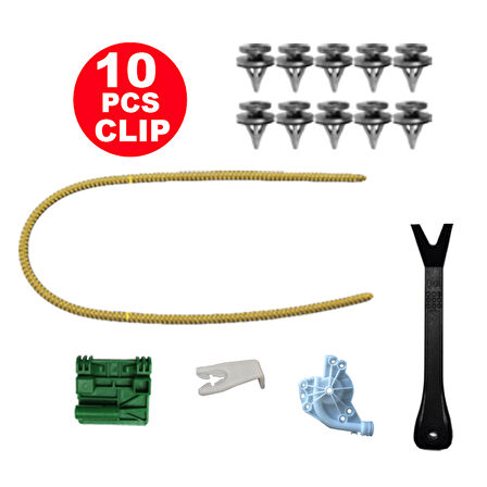 Renault Scenic 1 96-03 Laguna 2 01-07 Espace 01-09  8200044416 Sol Arka Cam Kriko Tamir Seti