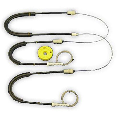 BMW 5 serisi E39 1995-2004 51338159831-32  Sol ve Sağ Ön Cam Kriko Tamir Seti (10 Klips)