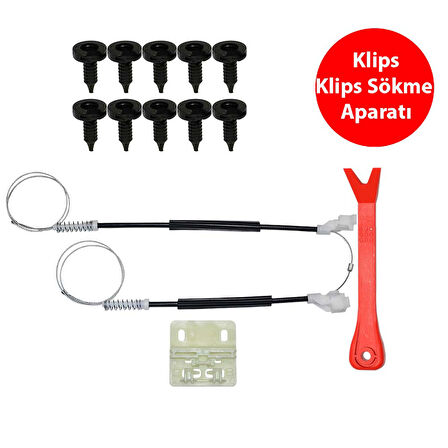 Land Rover Freelander 1996-2006 Sağ Arka Cam Kriko Tamir Seti