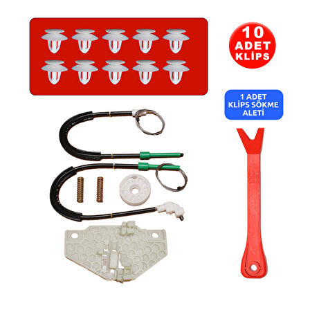 Cam Kriko Tamir Seti Sağ Ön Ford Connect 2003-2013 2T14V23200