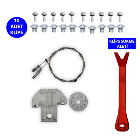 Cam Kriko Tamir Seti Sağ Arka Jaguar X Type 2000-2008  962746XXX