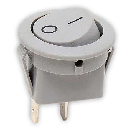 Aç Kapa Anahtar Ledli İki Ayak Gri 12V Kw1-21-22-29 2 Adet