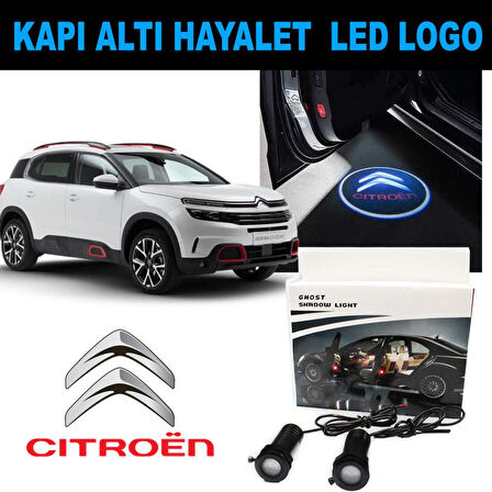 Kapı Altı 3D Hayalet LED Logo Citroen