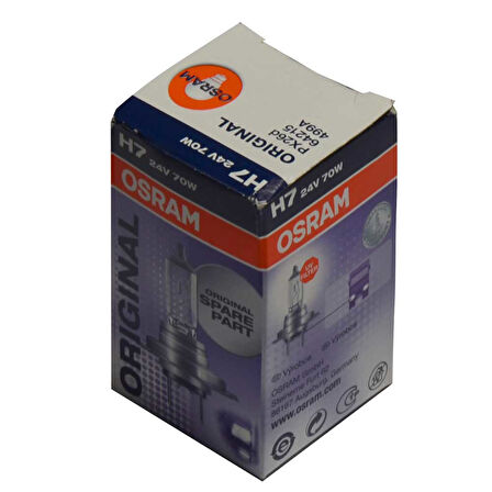 Far Ampulü H7 24V Trucs Osram 64215  (Sarsıntıya Dayanıklı) 2 Adet