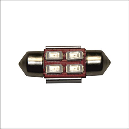 Sofit LED Ampul 4 LED Mavi 12V Dc 31Mm Can Bus 2 Adet