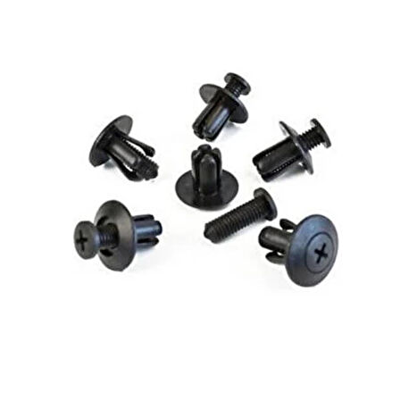 Davlumbaz Klipsi 8mm 86590-28000 Hyundai Kia Subaru 91059-FC050 Mazda B09251833 100 Adet