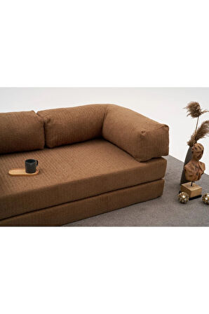 Comfort Serisi Yataklı Üçlü Modül Kahve